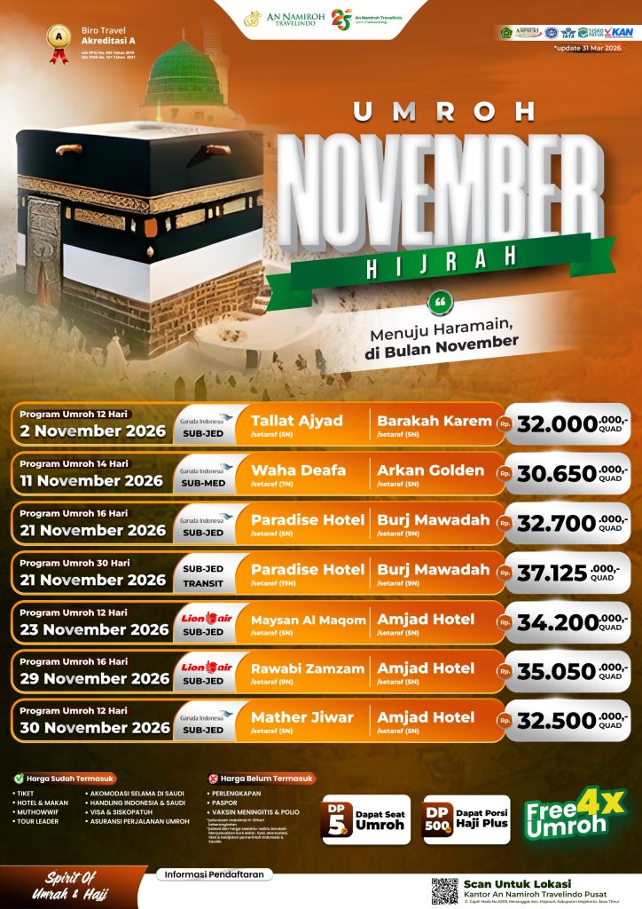 Umroh Bulan November