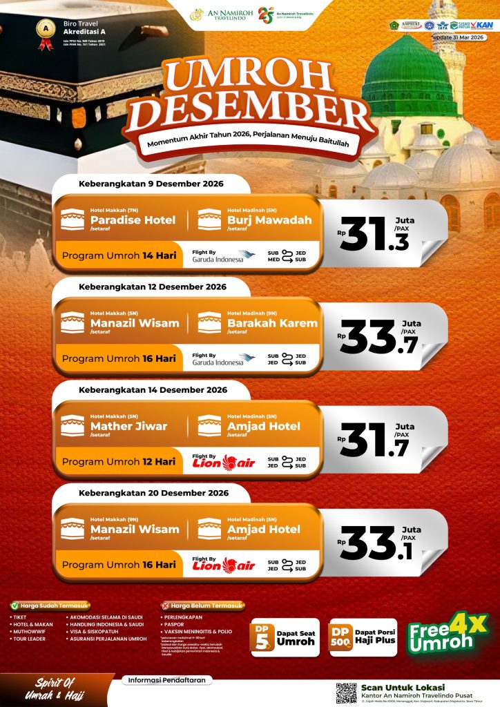 umroh akhir tahun 2026